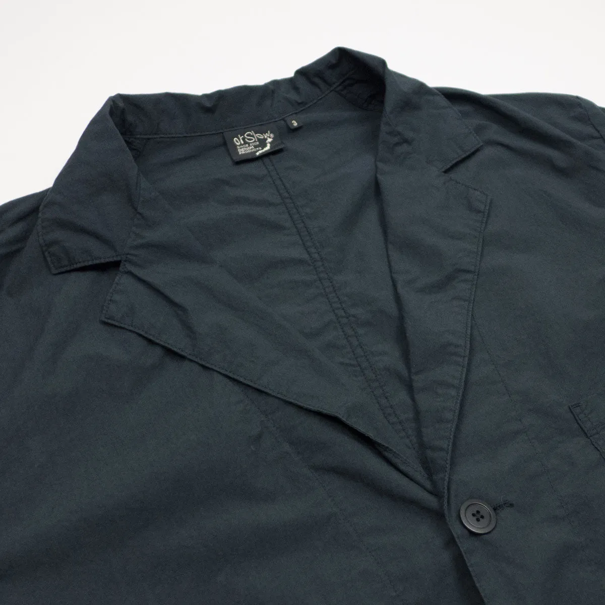 orSlow - Light Simple Work Jacket - Sumi Black