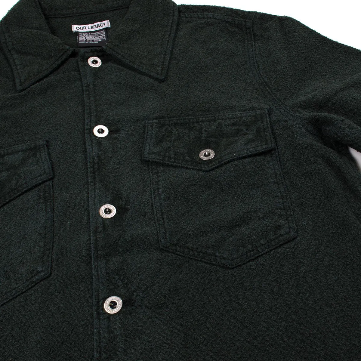 Our Legacy - De Con Jacket - Mudd Black Heavy Noil