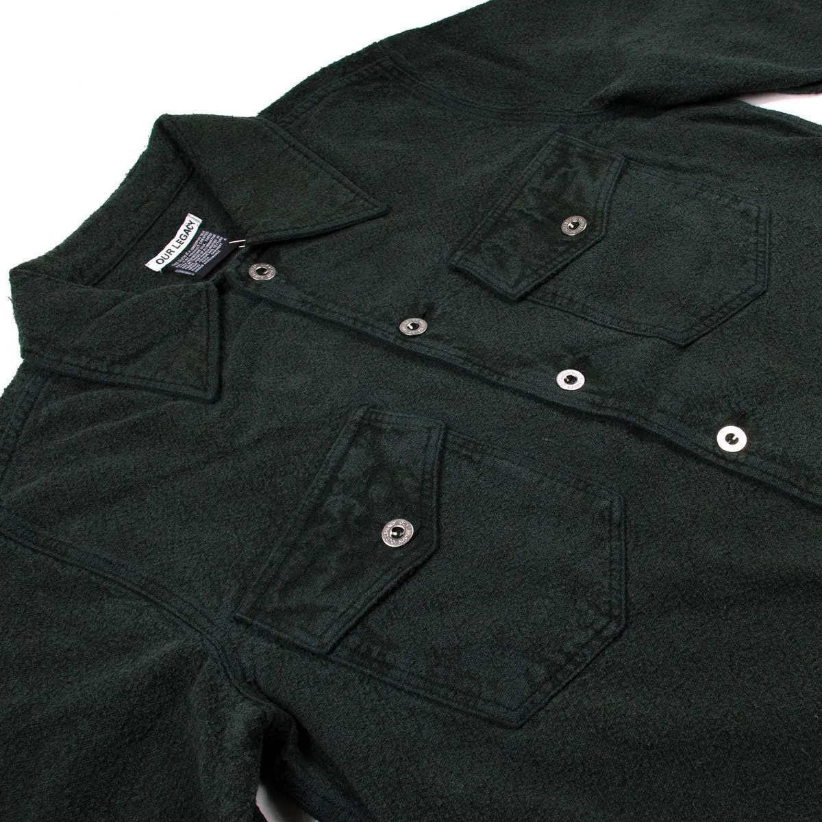 Our Legacy - De Con Jacket - Mudd Black Heavy Noil