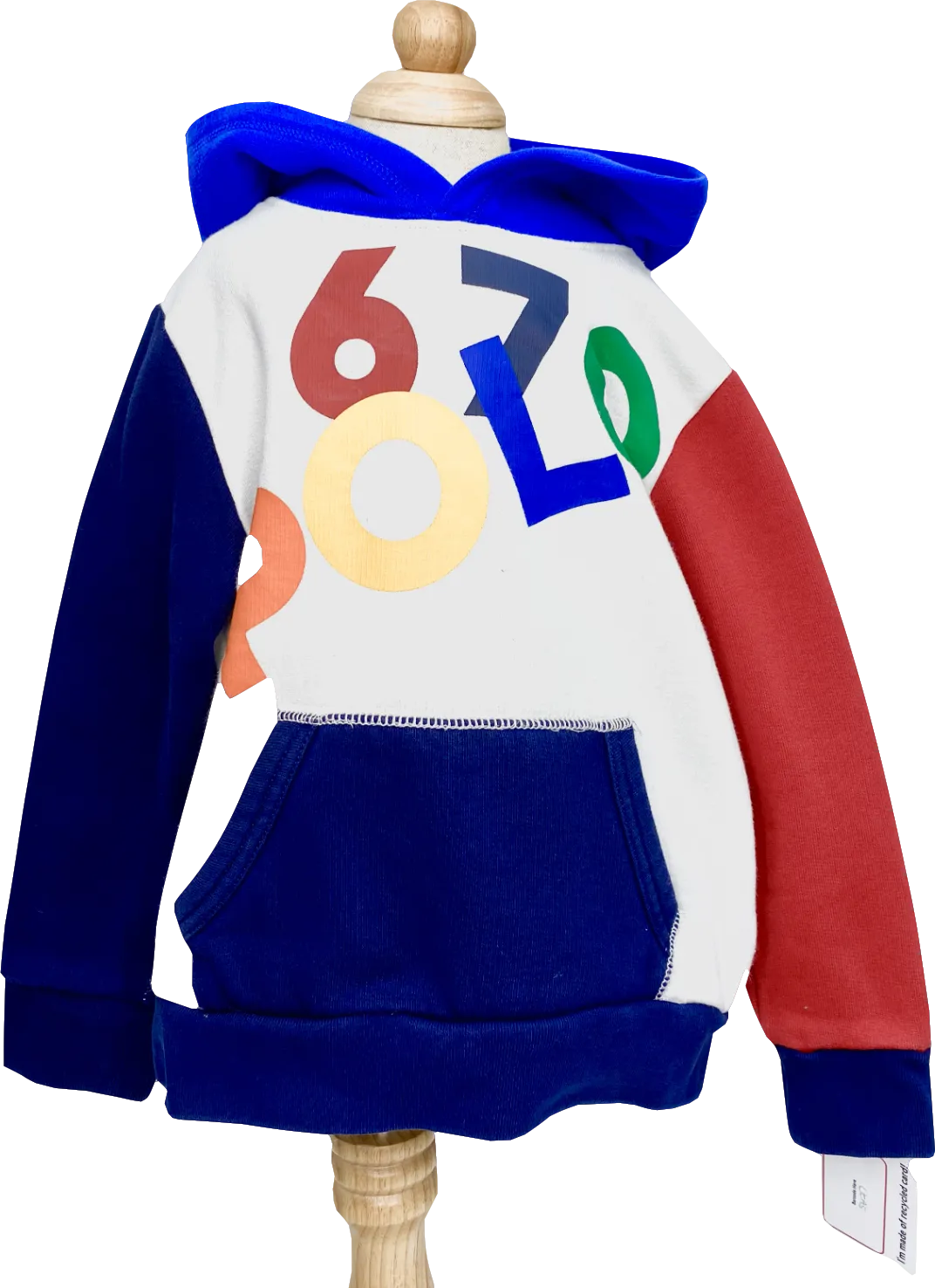 Polo Ralph Lauren Multicoloured Colour-blocked Logo Double-knit Hoodie 4 Years