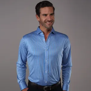 Quattro Flex Dress Shirt with Semi-Spread Collar The Wall St.