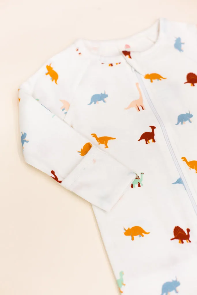 Raglan Sleepsuit - Dino