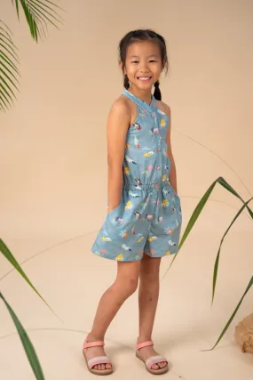 Railey Playsuit - Blue Wilderness