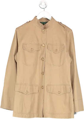 Ralph Lauren Beige Military Jacket UK 14