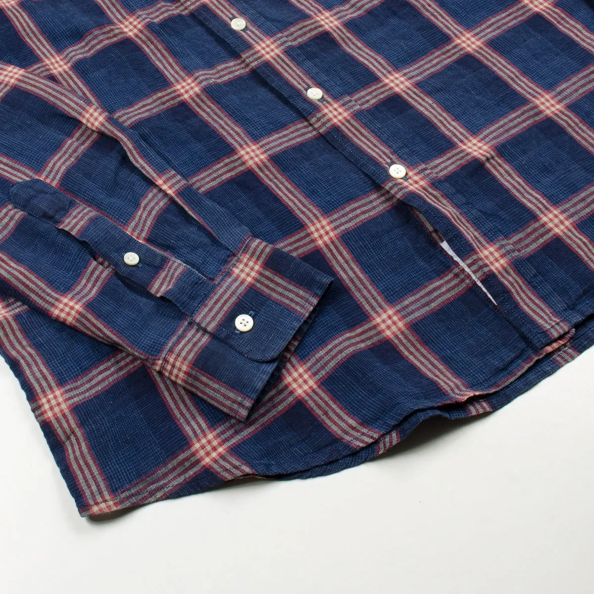 Schnayderman's - Leisure Linen Check One - Blue & Red