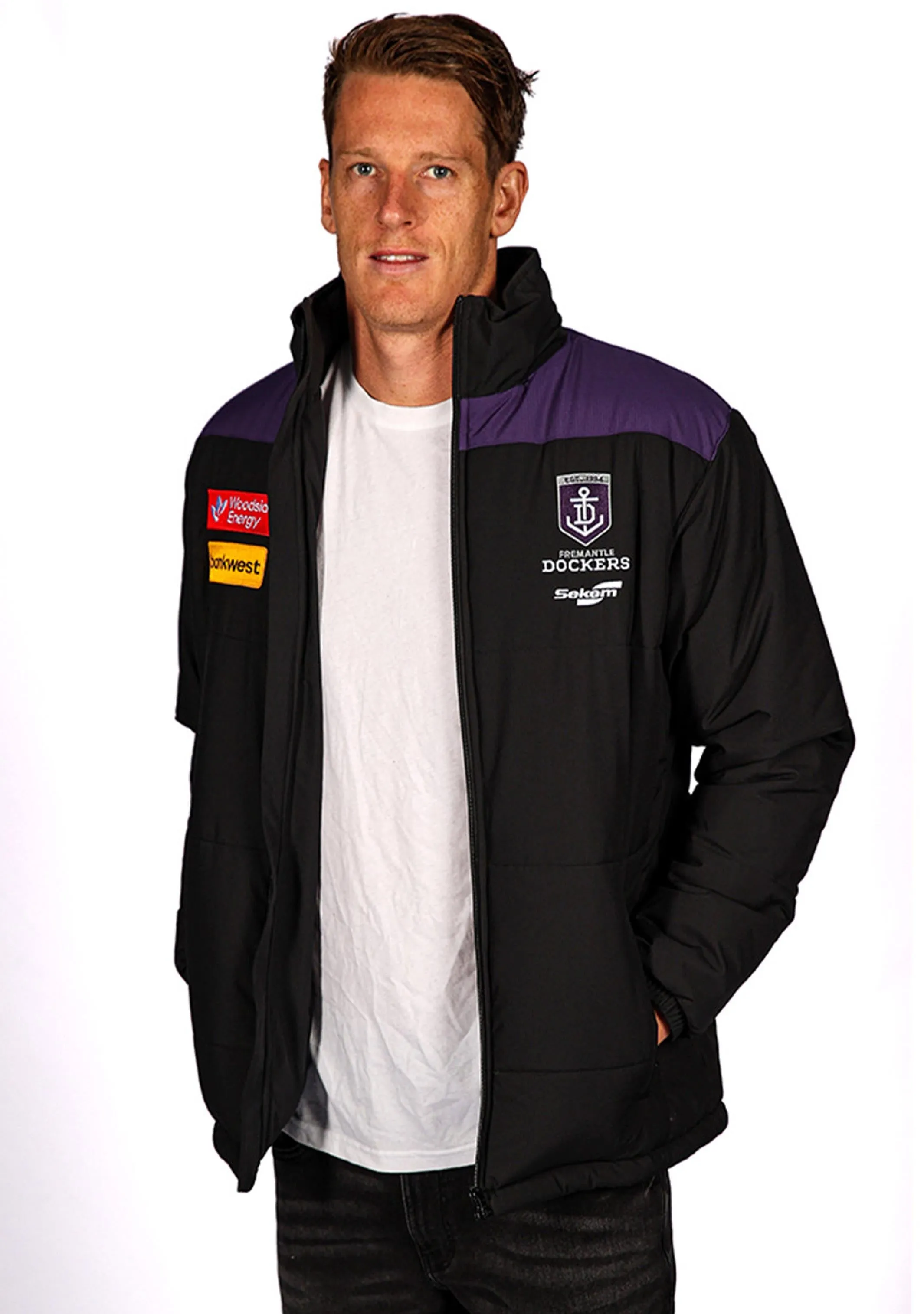 Sekem Fremantle Dockers 2023  Mens Padded Jacket <br> 93F216MX12