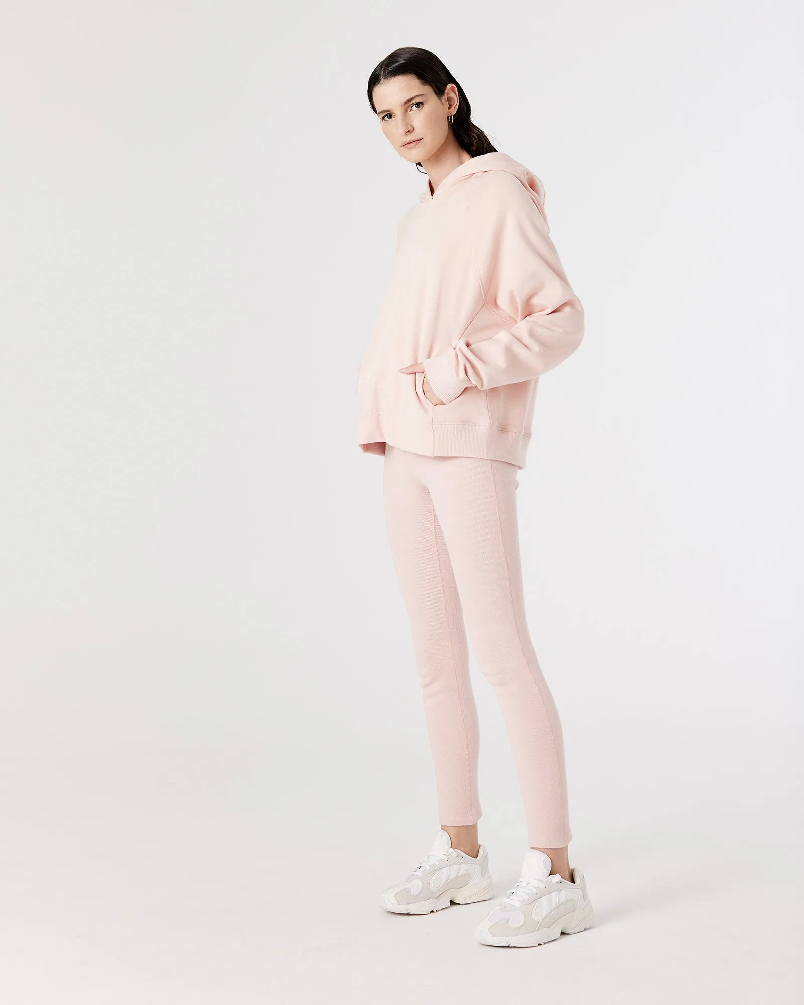 SPORTS HOODIE - PEACH PINK