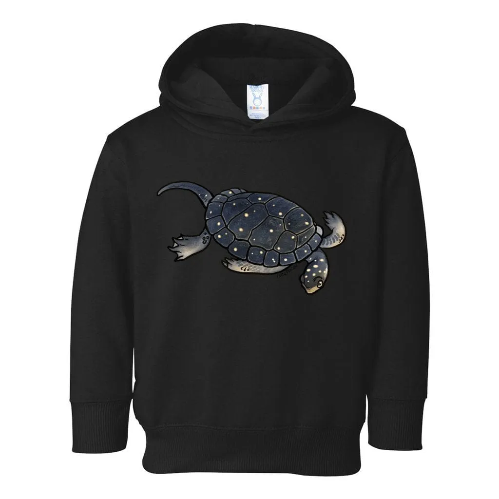 Spotted Turtle Toddler Pullover Hoodie, Cute Reptile