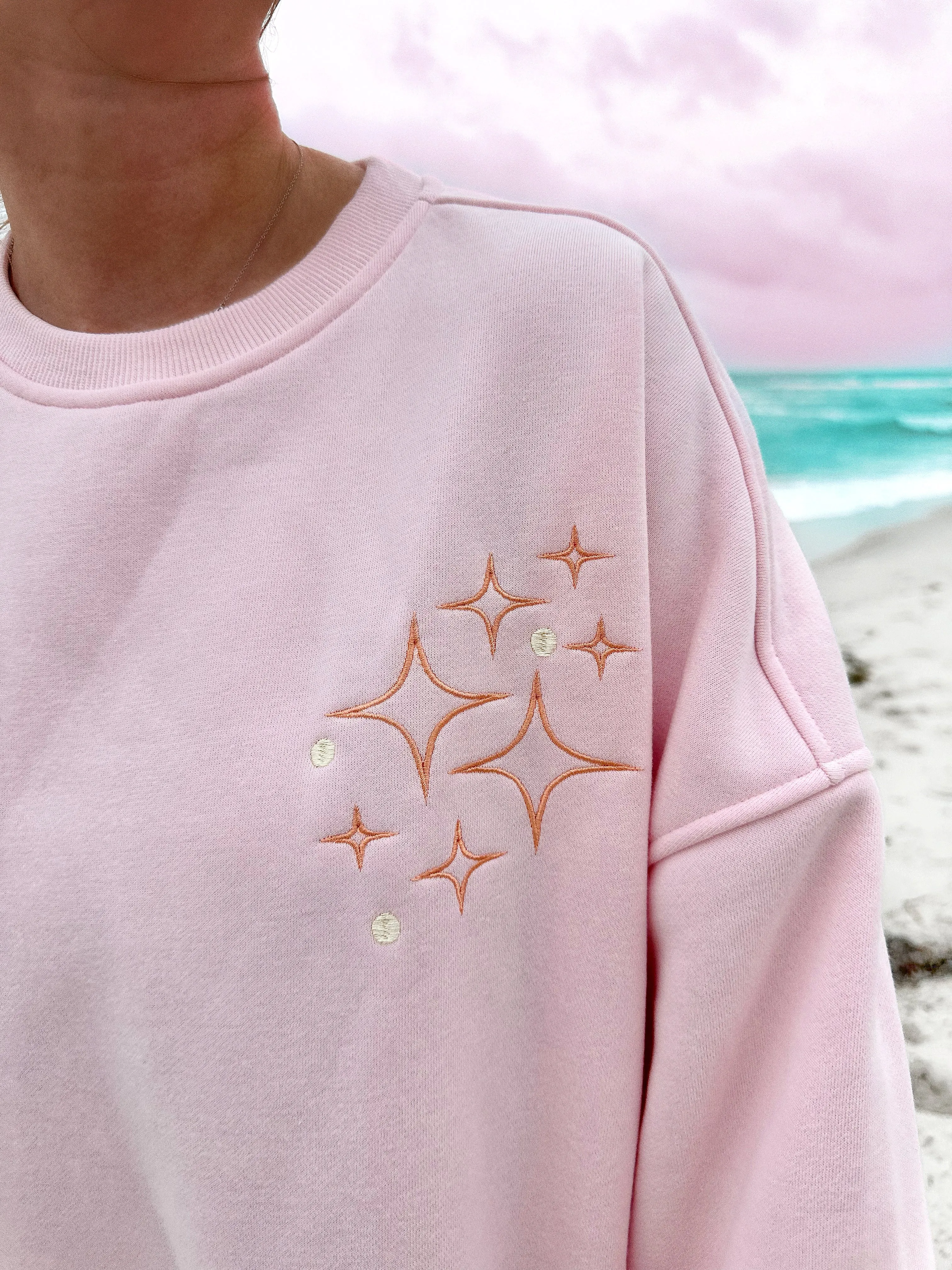 Sunset Rays Embroider Sweatshirt