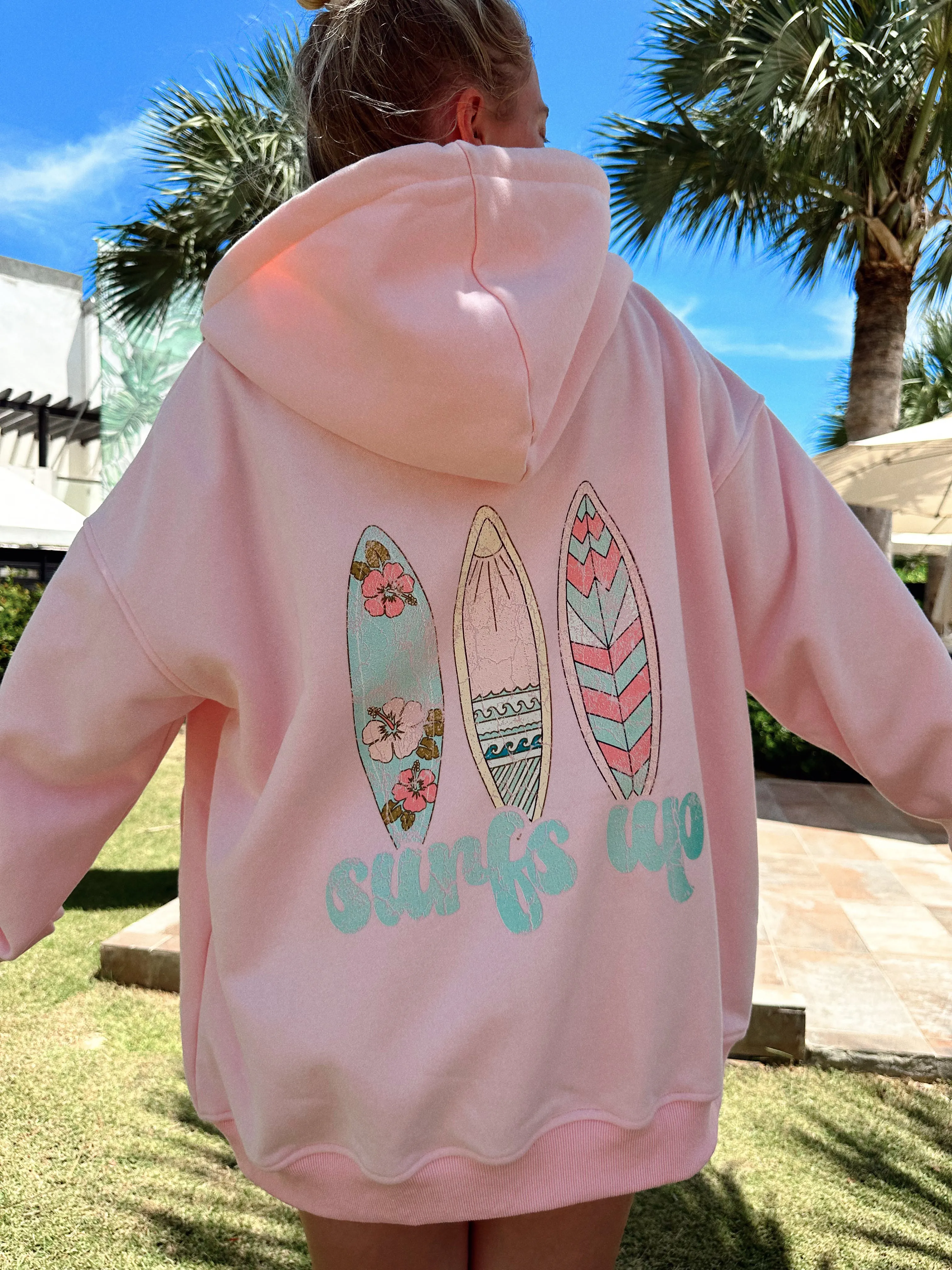 SURFS UP ZIP-UP HOODIE