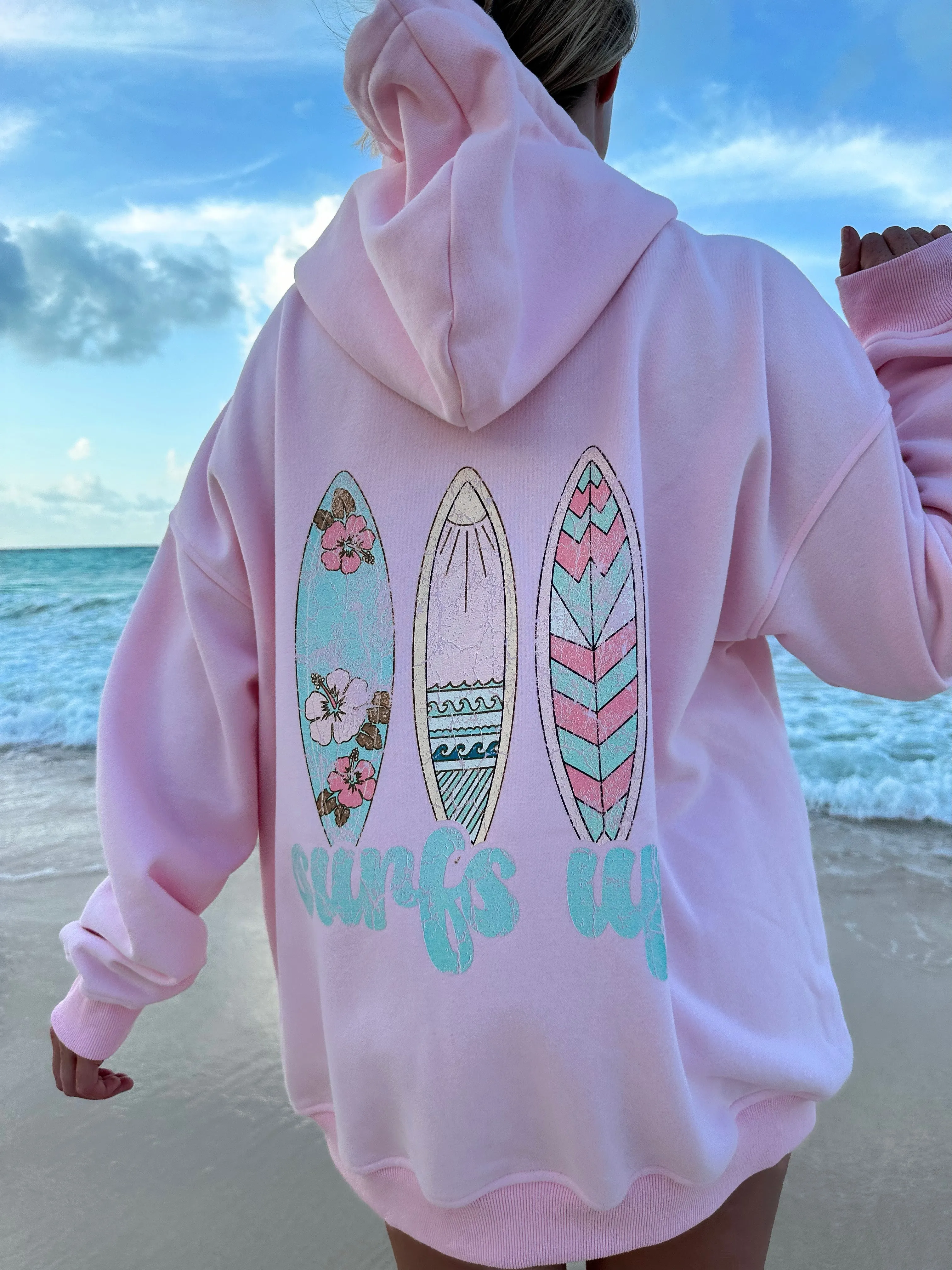 SURFS UP ZIP-UP HOODIE