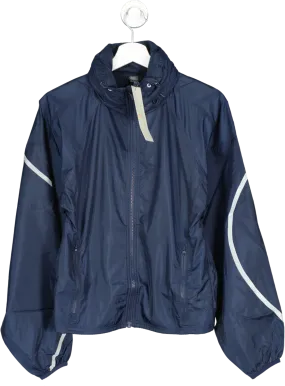 Sweaty Betty Navy Blue Pack Away Waterproof Jacket With Soft Jersey Lining Bnwt UK XXS