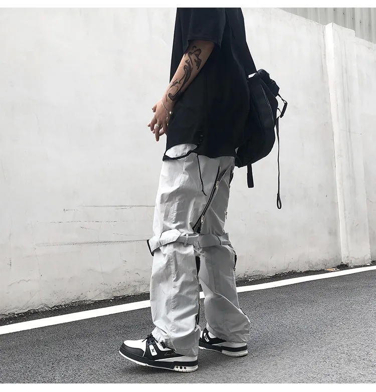 TECHNICAL PANTS - BLACK/ LIGHT GREY