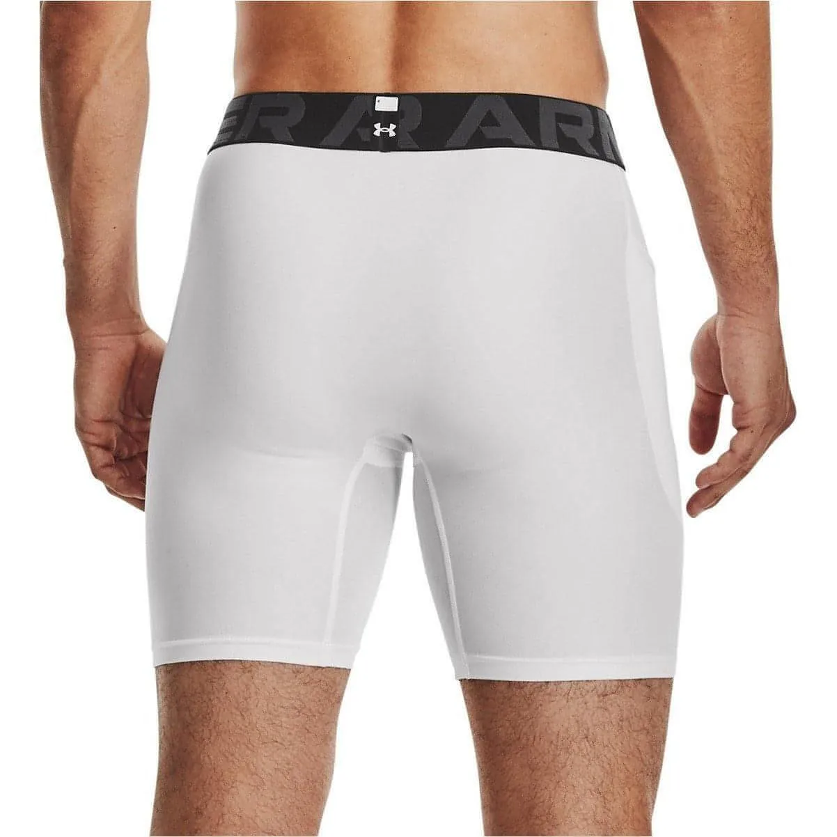 Under Armour HeatGear Mens Short Compression Tights - White