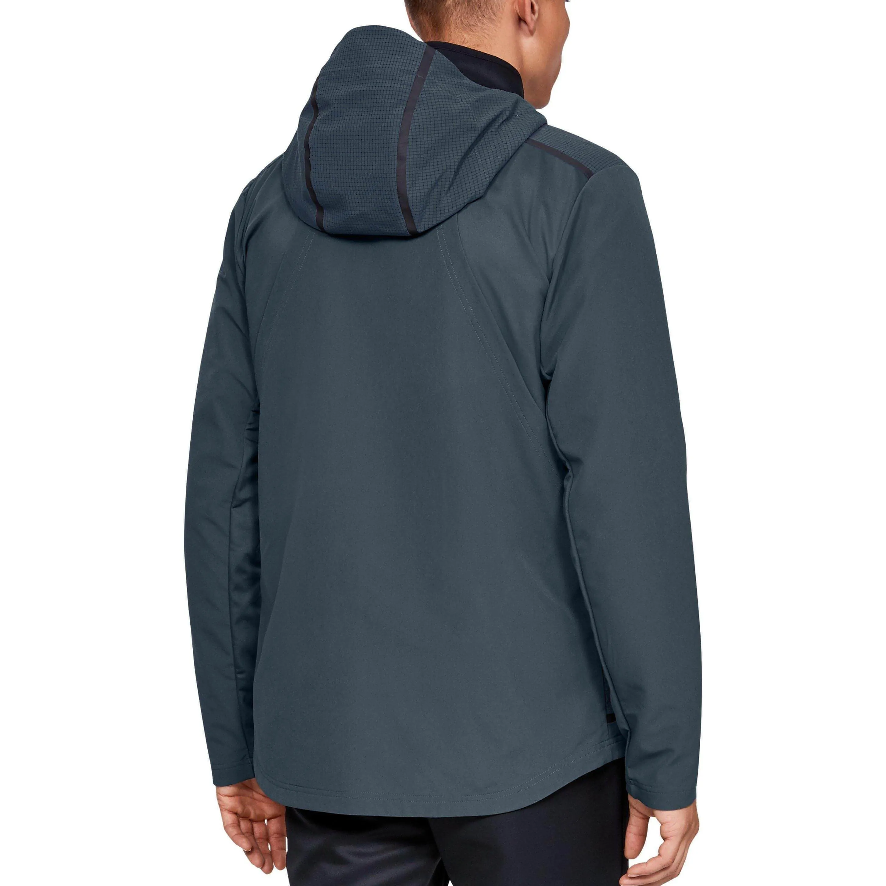 Under Armour Mens Perpetual Running Jacket - Stylish Grey Lightweight Performance Outerwear