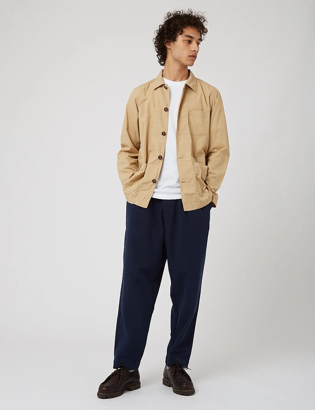 Universal Works Bakers Overshirt - Sand