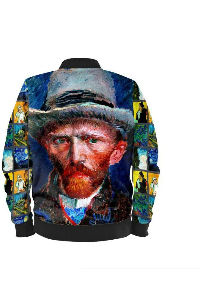 Van Gogh Self Portrait/Collage Bomber Jacket