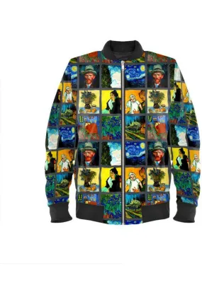 Van Gogh Self Portrait/Collage Bomber Jacket