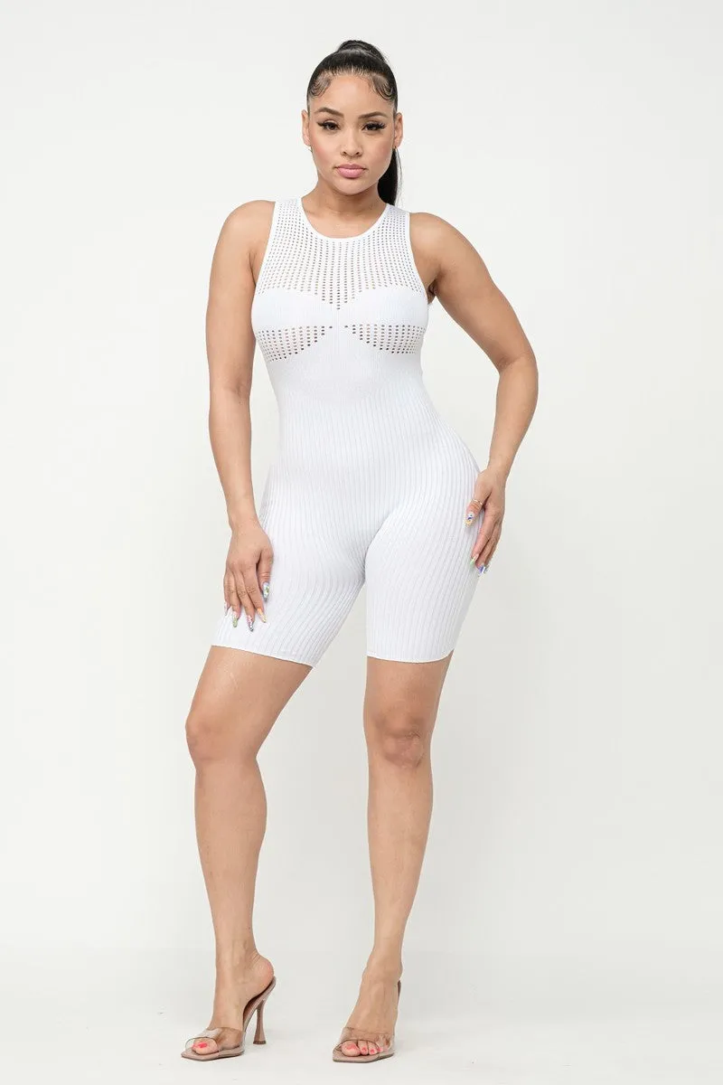 Wholesale Pointelle Stitch Romper