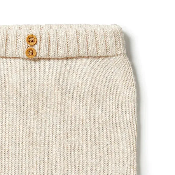 Wilson & Frenchy Knitted Legging - Sand Melange