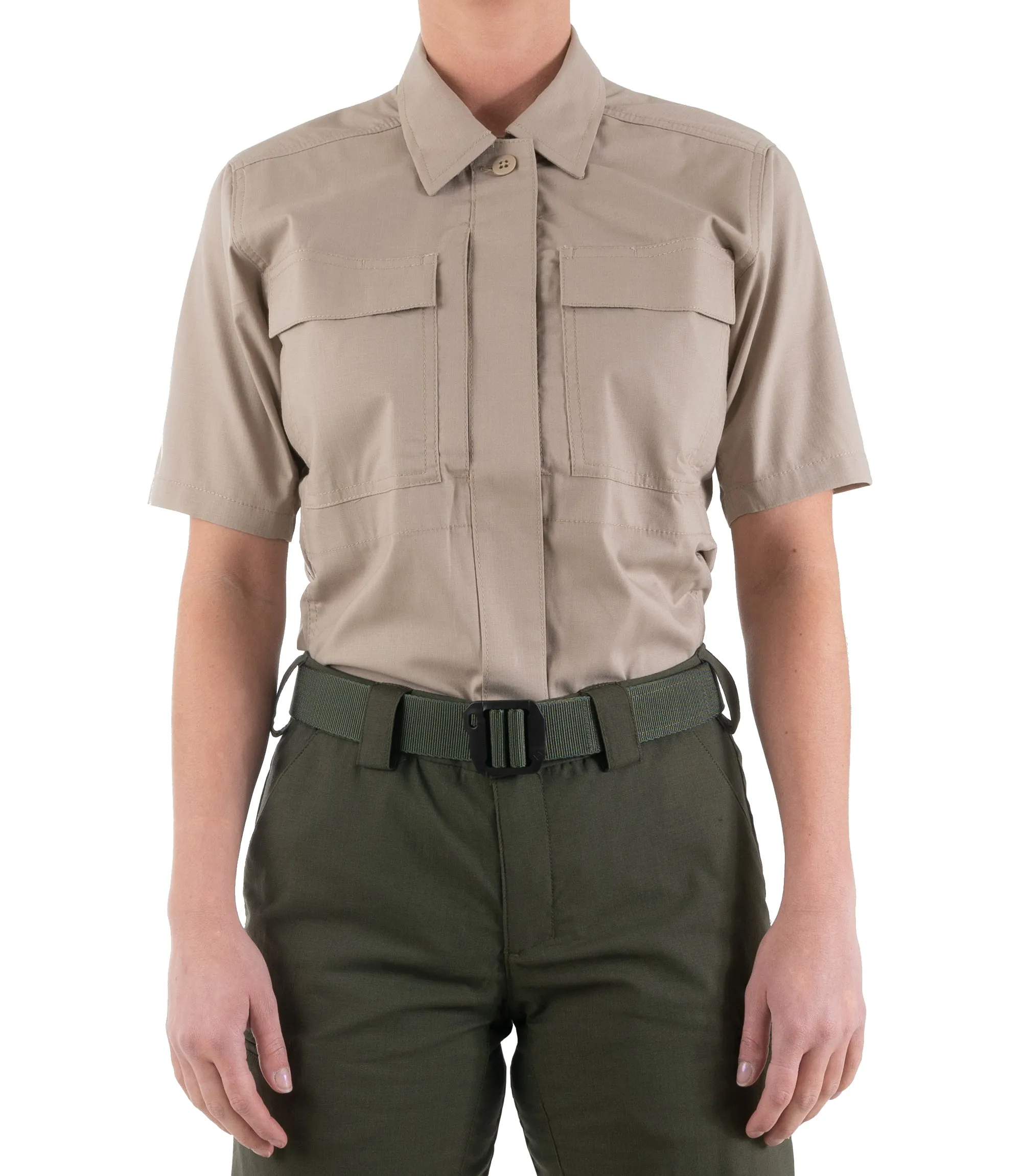 Women's V2 BDU Short Sleeve Shirt - Khaki