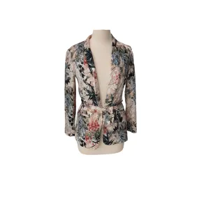 ZARA Floral Printed Open Light Jacket | Gently Used |